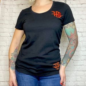 Harley Davidson Cutout Shirt